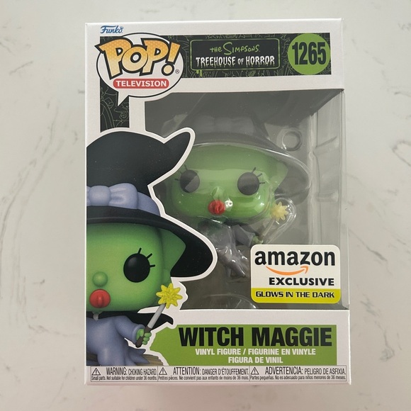 Funko Pop! Witch Maggie – Treehouse of Horror #1265 (The Simpsons)- NIB - Picture 3 of 10
